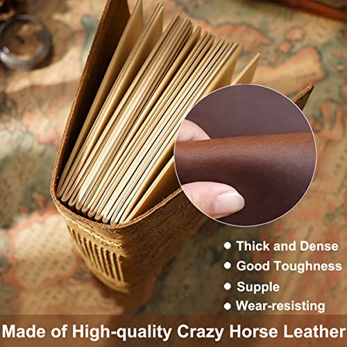 Alpas genuine leather handmade mini journal - blank pages – Pigments Art