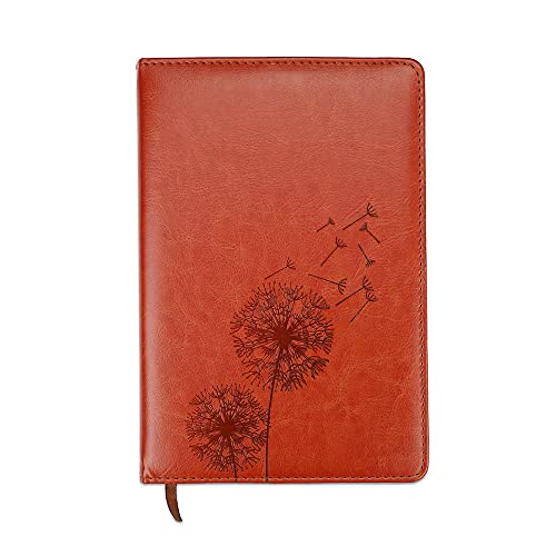  Faux Brown Leather Journal Writing Notebook for Women & Men, Travel Leather Journal, Perfect for Gifts