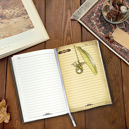 3D Embossed Leather Journal Writing Notebook, Vintage Leather Notebook With Glow Bookmark, Travel Diary for Men Women