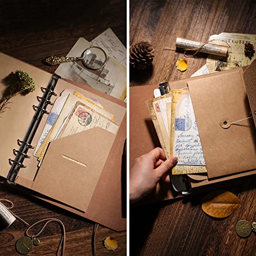 Refillable Vintage Leather Journal Notebook, Travel Journal for Men And Women with Premium Thick Paper