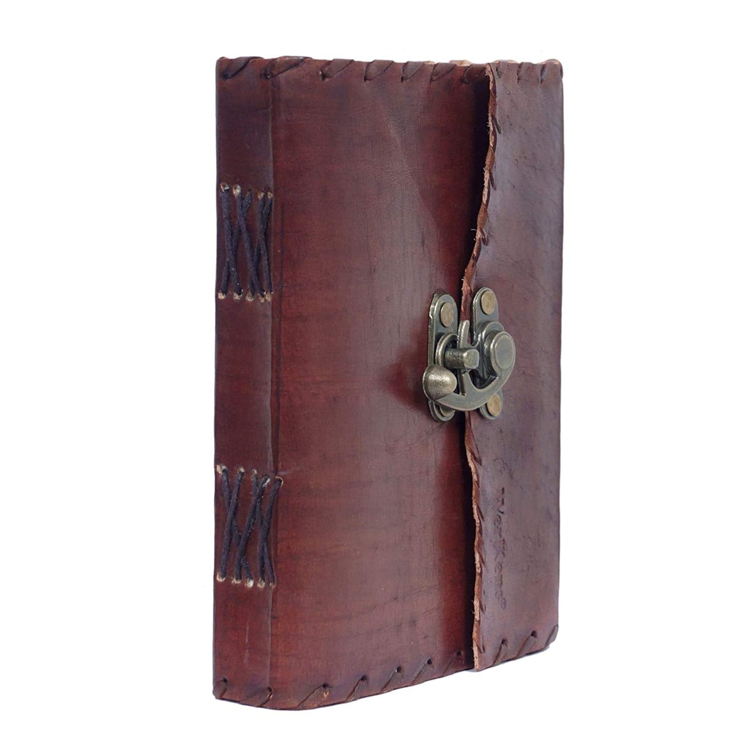 Classic Leather Journal Diary Vintage Exclusive Handcrafted Paper Plain