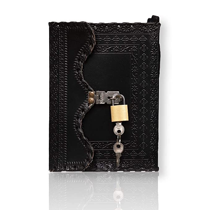 Retro Leather Handmade Vintage Diary with Lock & Key