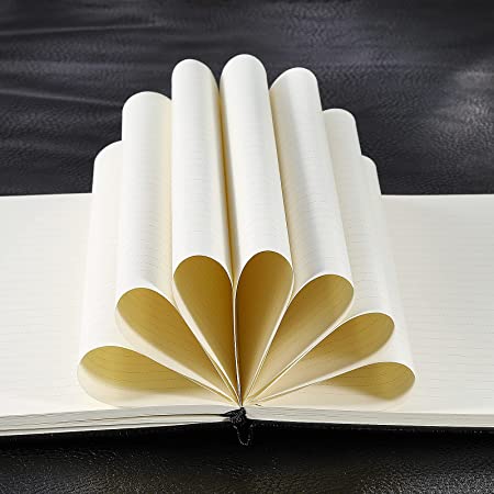Premium Thick Paper Faux Leather Ruled Journal