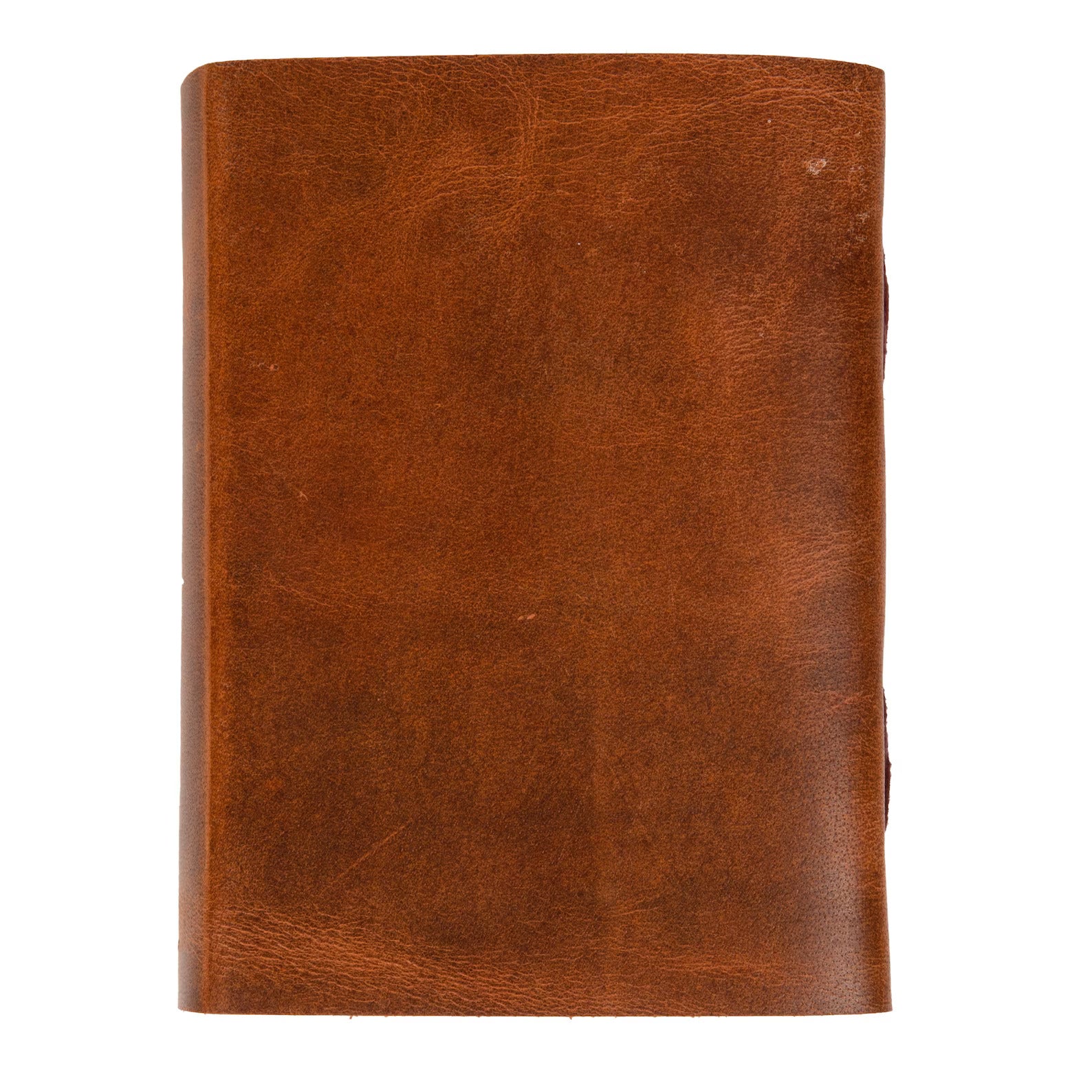 Leather Journal Notebook, Cotton Recycled Paper Travel Journal with Belt Cover