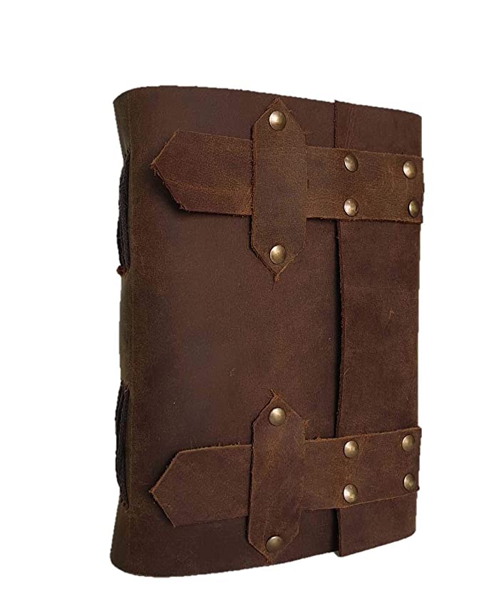 Vintage Leather Journal Brown Handcrafted Notebook